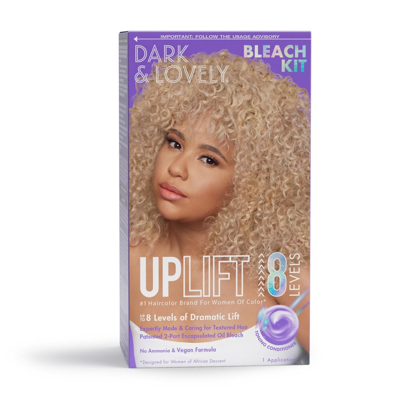 SOFT SHEEN SoftSheen-Carson Interbeauty Dark and Lovely® Uplift Bleaching Kit with Powder, Developer, and Toner for Blonde Hair - Image 1